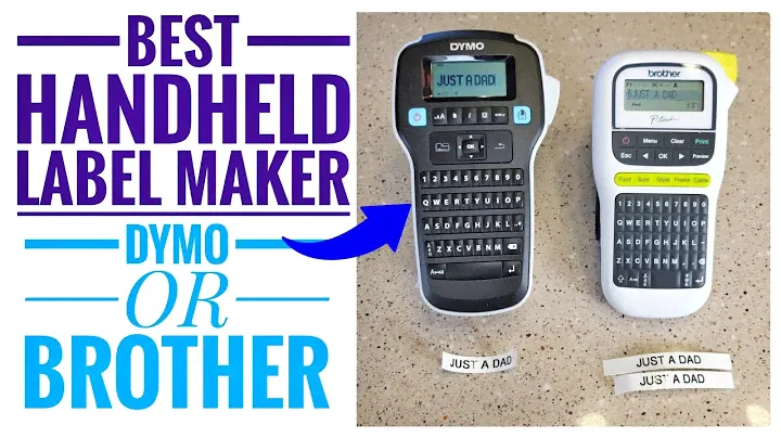 Best Hand Held Label Maker DYMO vs Brother P-Touch   I LOVE DYMO LM160 Label Manager