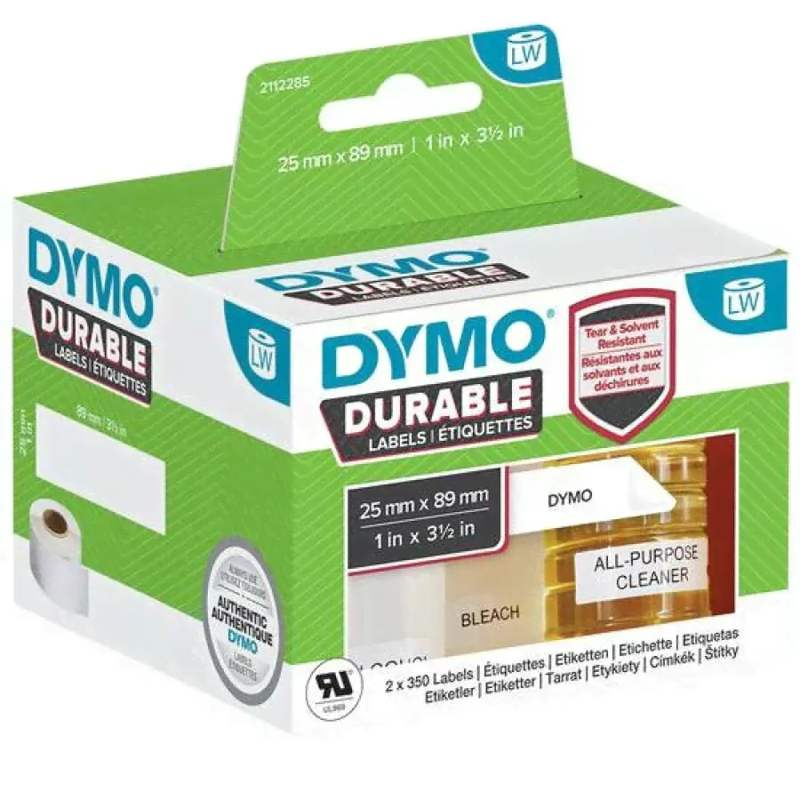 Стойкие этикетки DYMO для принтера DYMO LabelWriter-0
