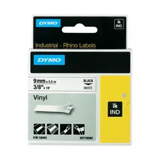 Лента Dymo S0718580/18443 (9 мм, черный на белом)