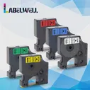 Labelwell Совместимая этикеточная лента Dymo D1 45013 Многоцветная лента для производителя этикеток Dymo 160 280 100 45013 45016 45017 45018 45019