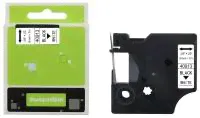 Картридж с лентой BYZ 40913, S0720680, для принтера Dymo D1, черный шрифт на белом фоне, ширина 9мм, длина 7 м
