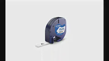 Etichete plastic autocolante DYMO LetraTag, 12mmx4m, albe, S0721610 S0721560 S0721660