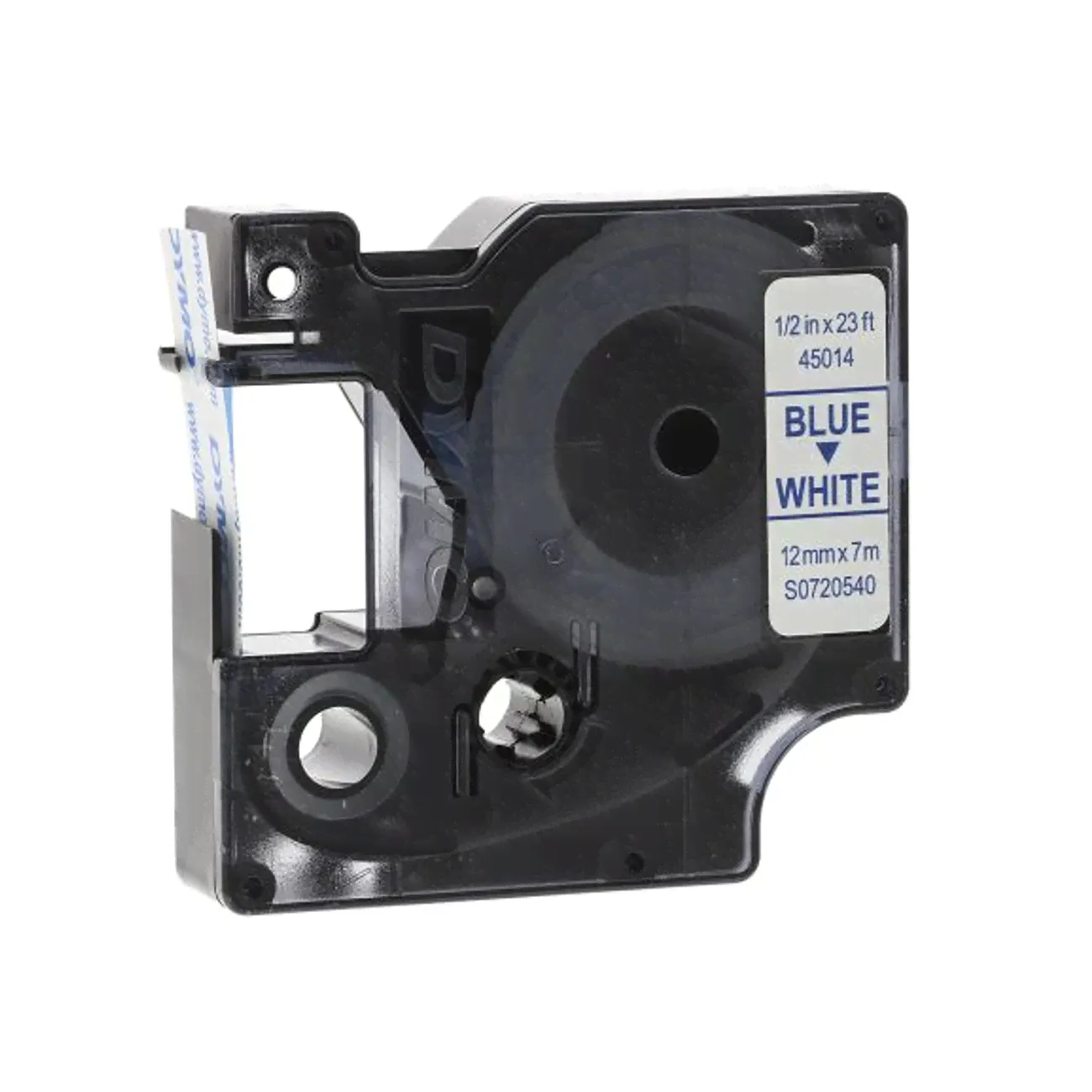 Лента Dymo S0720540/45014 (12 мм, синий на белом)