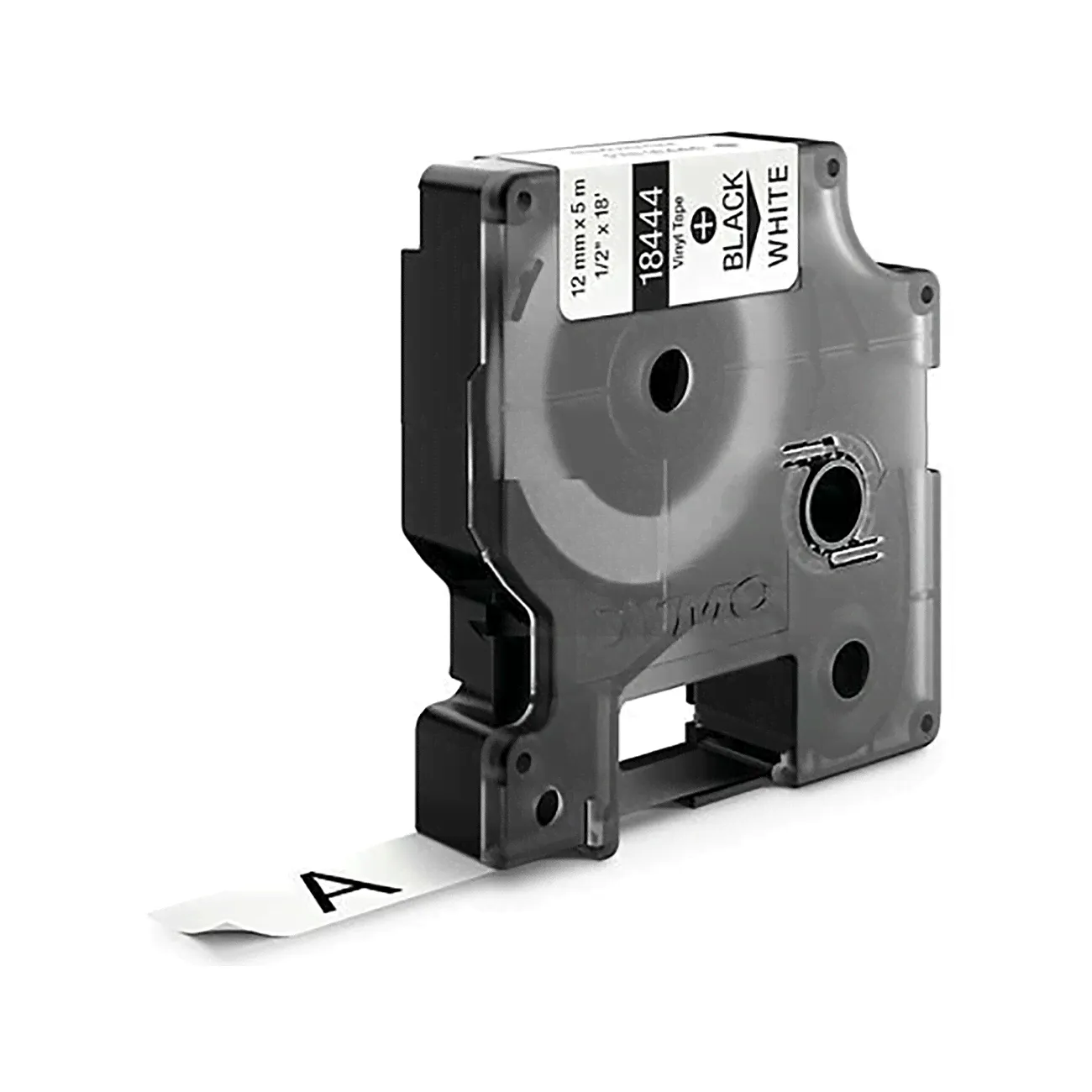 Лента Dymo S0718600/18444 (12 мм, черный на белом)