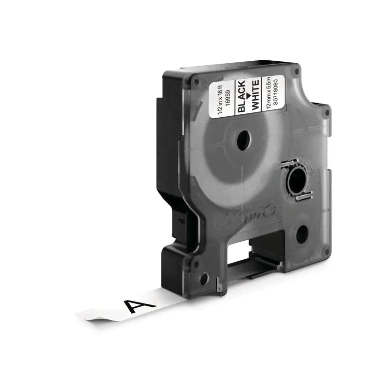 Лента Dymo S0718060/16959 (12 мм, черный на белом)