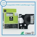 3 шт./лот, 9 мм, черная Прозрачная Клейкая Лента Dymo D1 LabelManager, Совместимая с Картриджной лентой Dymo LabelManger D1 40910