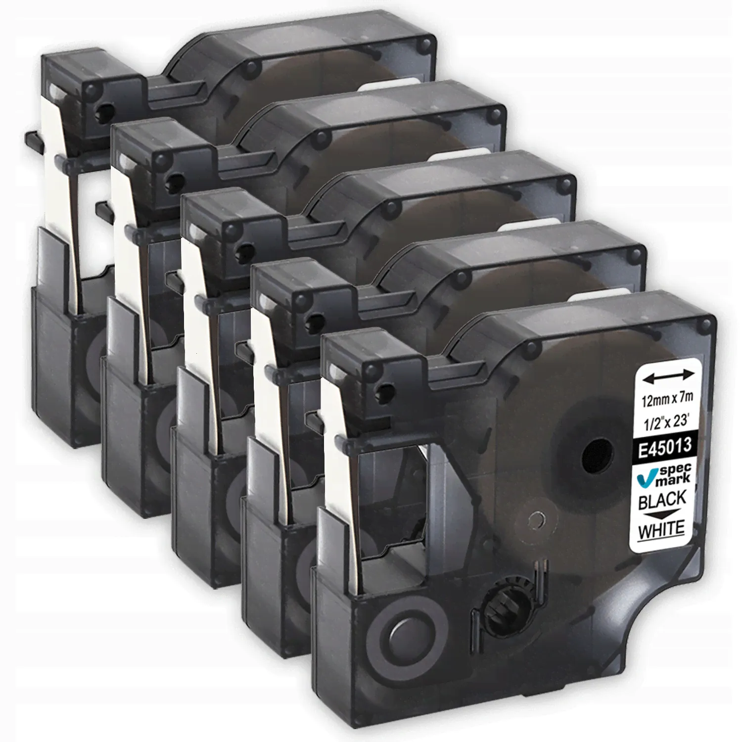Лента для DYMO D1 45013 12 мм S0720530 КОМПЛЕКТ 5 шт