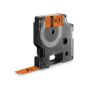 Лента Dymo S0718490/18435 (12 мм, черный на оранжевом)