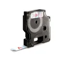 Лента Dymo S0720520/45012 (12 мм, красный на прозрачном)