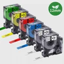 Fimax 6 Упаковок Совместимый с Dymo D1 Производитель Этикеток dymo 40913 40918 45013 45016 45803 43613 9 мм 12 мм для принтера этикеток Dymo Лента Dymo D1