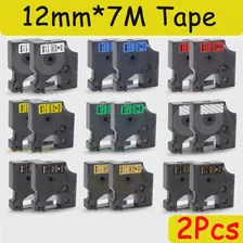 Labelwell 2PK 45013 45010 ленты, Совместимые для Dymo D1 45016 45018 12 мм Многоцветные 45021 45022 45023 45024 для Dymo LM160 LM280