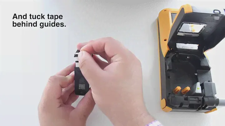 How to load a cartridge - DYMO XTL 300