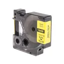 Лента Dymo S0718080/18490 (12 мм, черный на желтом)