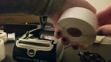 How to load a Dymo 450 Turbo thermal printer with address labels for Amazon FBA